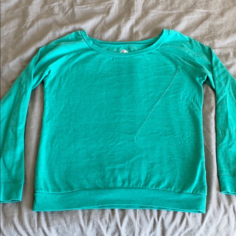 Volcom mint green sweatshirt size large.
